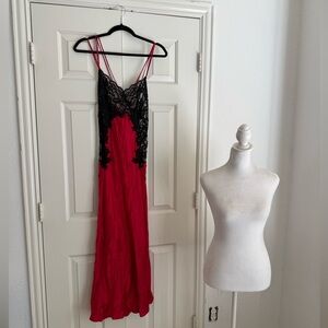 Victoria’s Secret 100% silk nightgown with lace